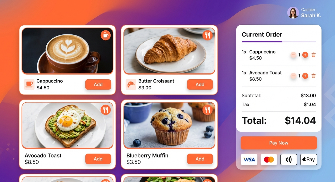 Modern POS System Interface